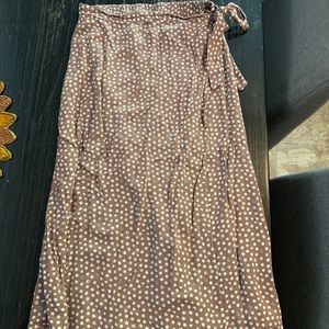 Midi Polka Dot Skirt